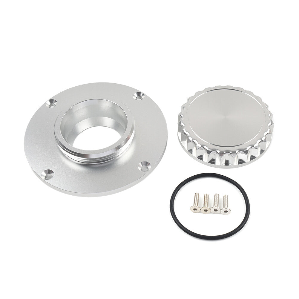 Gas Fuel Tank Cap Oil Tank Petrol Cap Cover Chrome for BMW K1 K75 K100 K1100