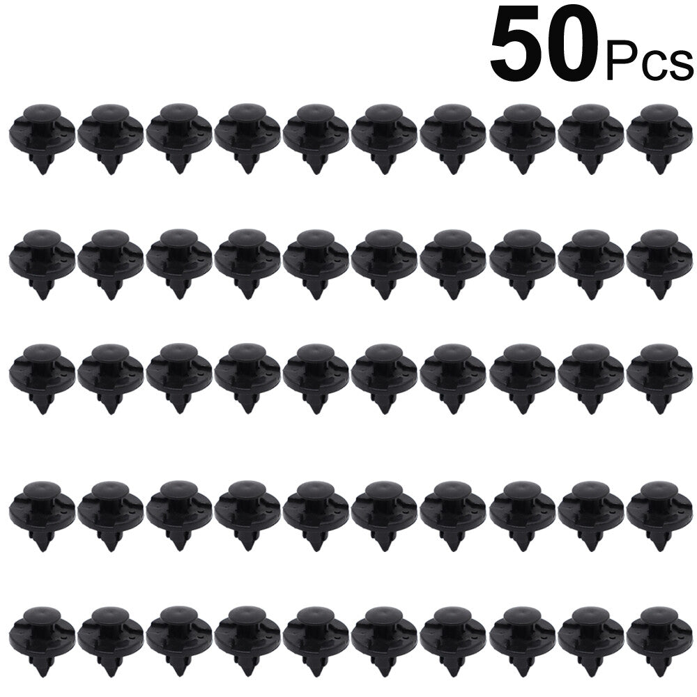 50Pcs for Nissan Patrol Y62 Wheel Arch Lining Trim Bumper Clips MudFlap Rivets