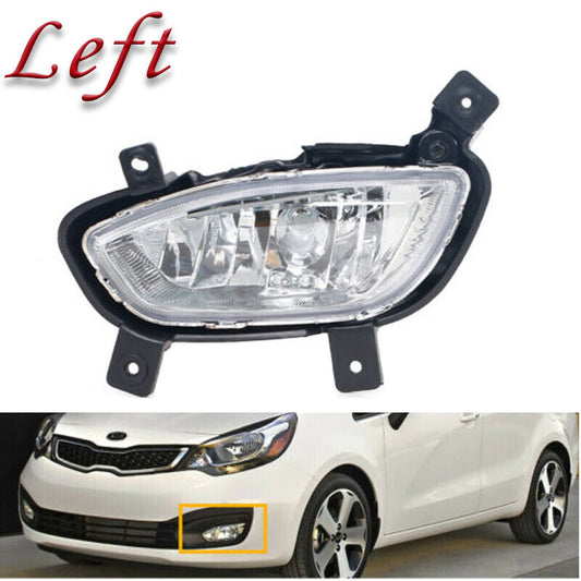 Left For 2012-2015 for KIA RIO SEDAN Front bumper fog light Driver side
