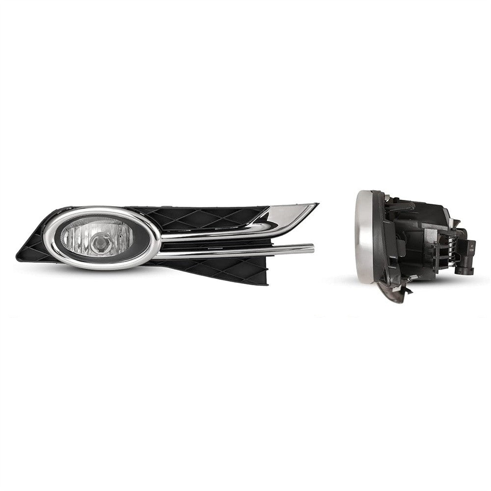 Fog Lights Clear Lens Lamps+Switch+Bezels for Honda Odyssey 2014 2015 2016 2017