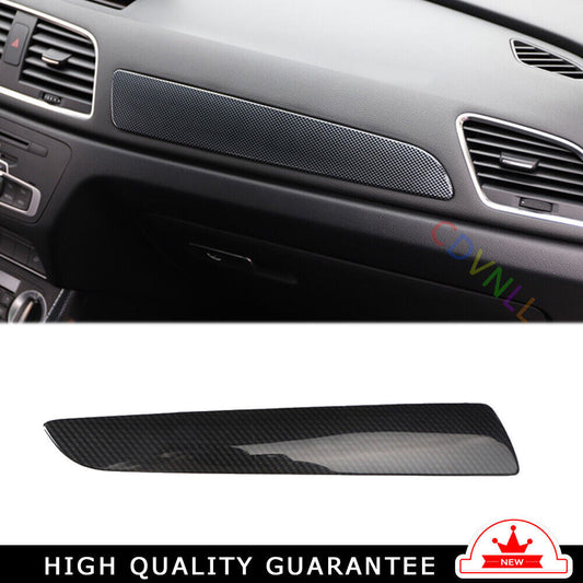 Inner Dashboard for Co -Pilot Strip Cover Trim Fit for Audi Q3 2013-2018 Carbon Fiber