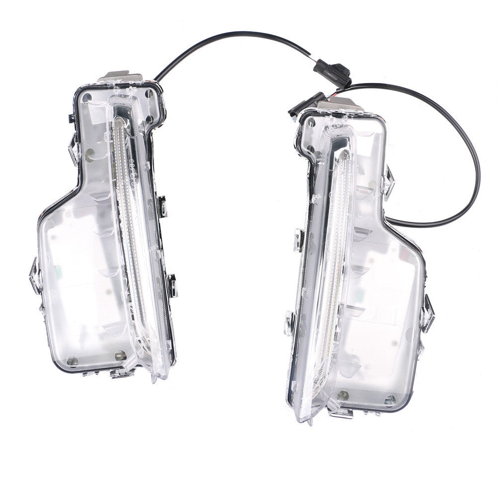 2Pcs Left+Right Front Bumer Fog Light Lamp Clear LED for Volvo S60 2014-2018