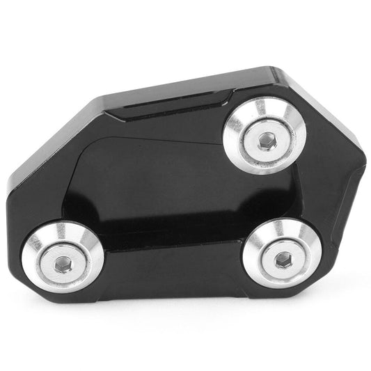 Black Kickstand Enlarge Plate Side Stand Extension Pad for BMW S1000R 2014-2016
