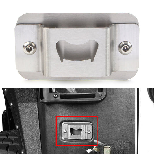 Nummernschild L?schen Flaschen?ffner-Bare f¨¹r 2007-17 for Jeep for Wrangler JK Legierung