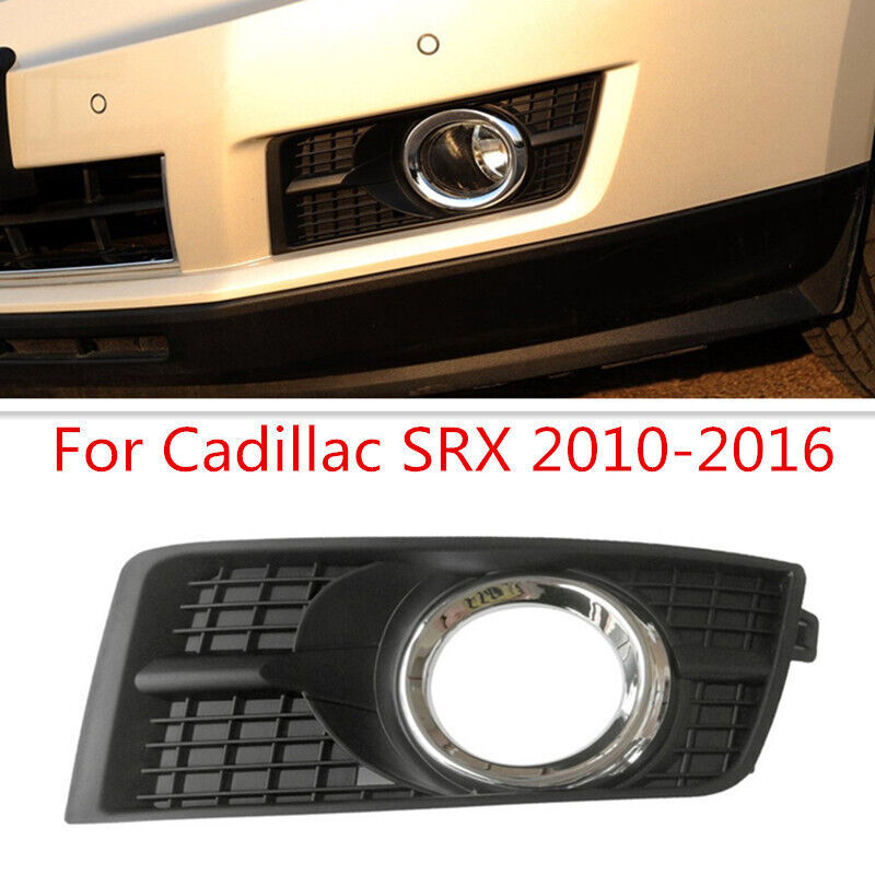 ABS Chrome Fog Light Cover Bezel Trim Left Side Fit for Cadillac SRX 2010-2016