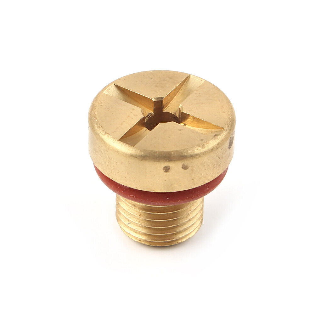 Water Pipe Male Thread Brass End Cap Solid Plug Connector for Land Rover