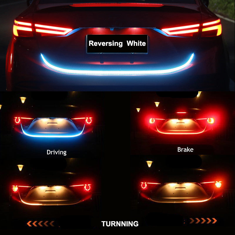 Dynamic LED taillight strip indicator stop position brake CAR taillight