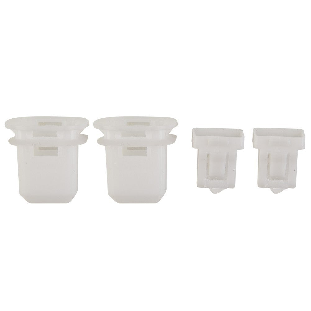2-Pack White Fastener Clips for Car Rear for Seat Locks