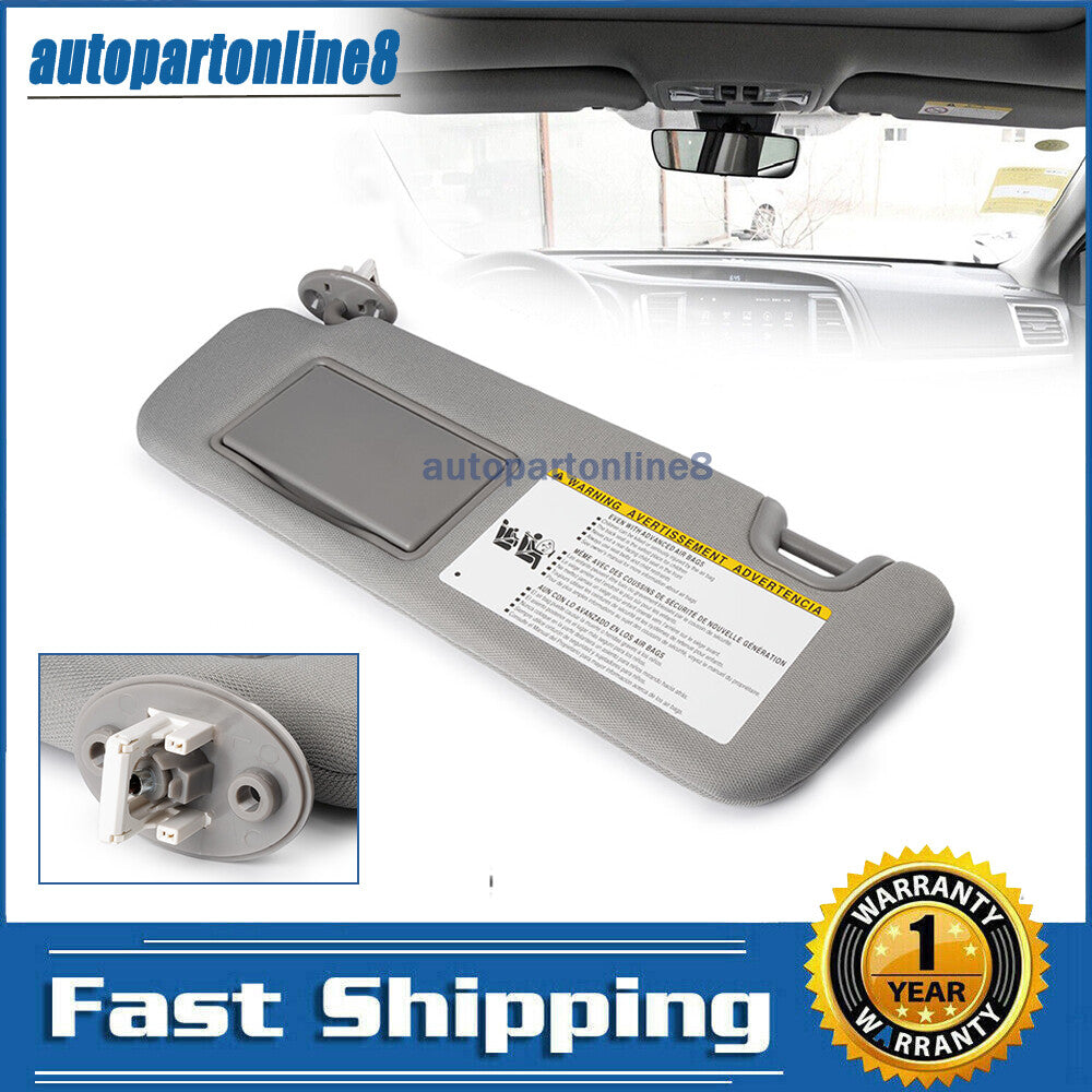 Suitable for Toyota 14-19 Highlander, left gray sun visor with light, 74320-0E074-B0