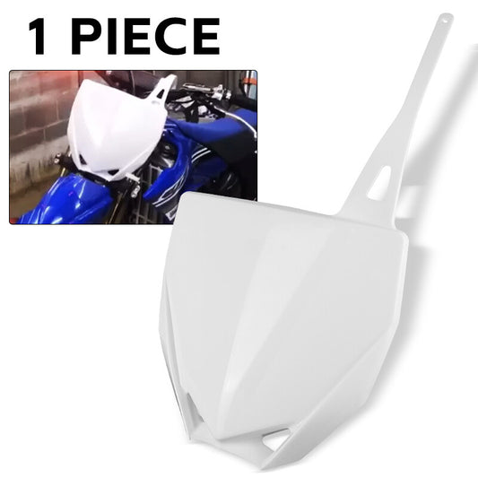 Motorcycle Front Number Plate for Yamaha YZ65 2019-2024 YZ85 2015-2021 White