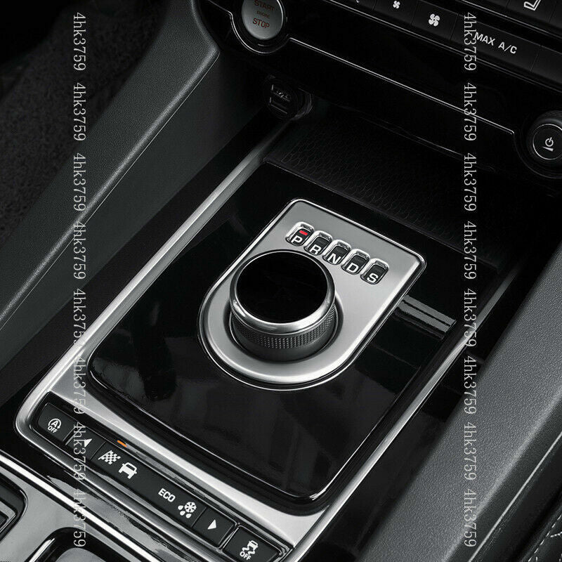 for Jaguar F-PACE 2016-2020 Silver Car Interior Gear Adjustment Knob Trim Cover