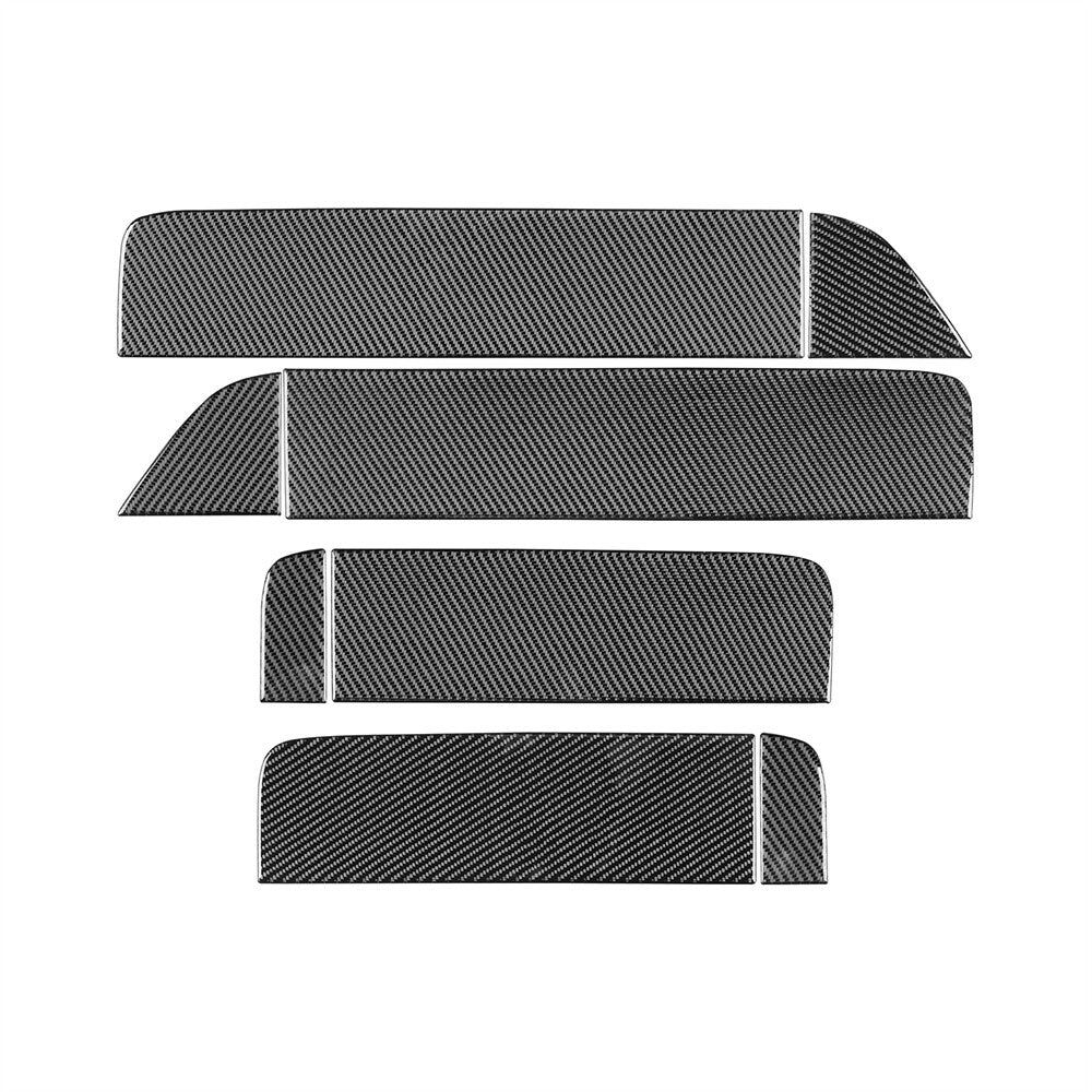 8¡ÁCarbon Fiber Interior Side Door Panel Decorative Cover for Ford F150 2009-2014