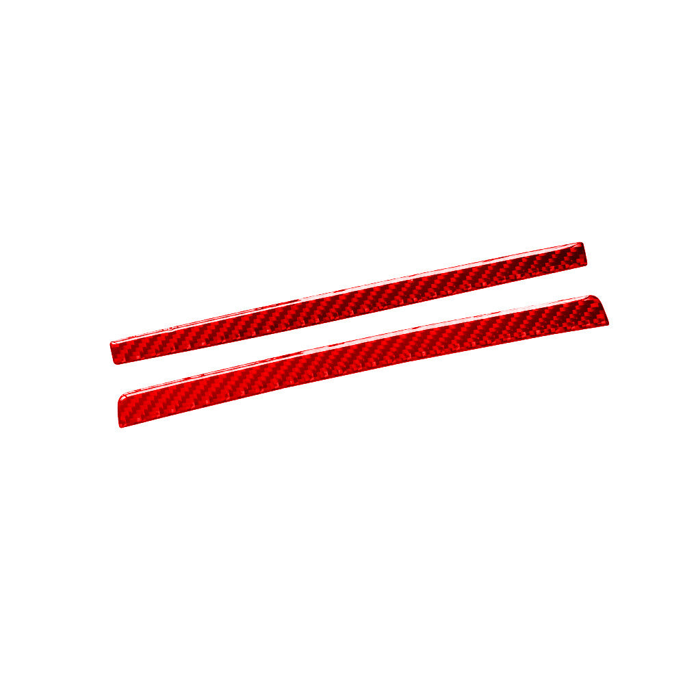Red Carbon Fiber Above Center Console Strip Cover Trim for Jeep for Wrangler 2007-10