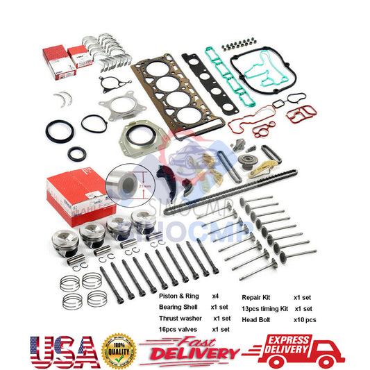 EA888 for VW for Golf for Jetta for Tiguan for AUDI Engine Overhaul Rebuilding Kit 2.0T 13-18