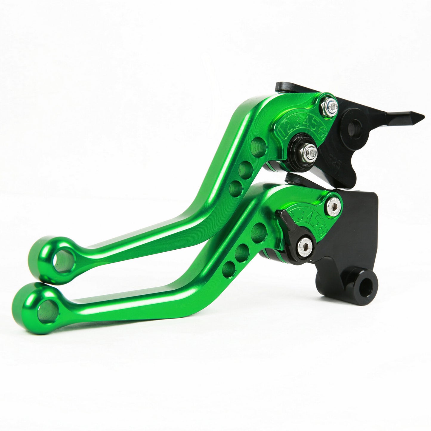 for Kawasaki 300 400 2013-2020 Short Clutch Brake Levers Green US Z300