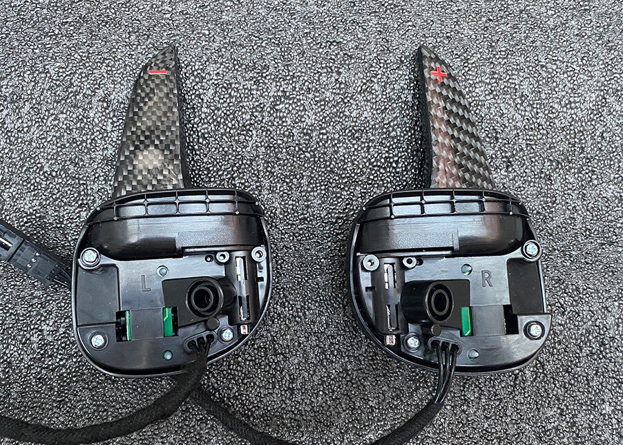 New Carbon Paddle shifters for Dodge Charger for Challenger SRT R/T Steering Wheel