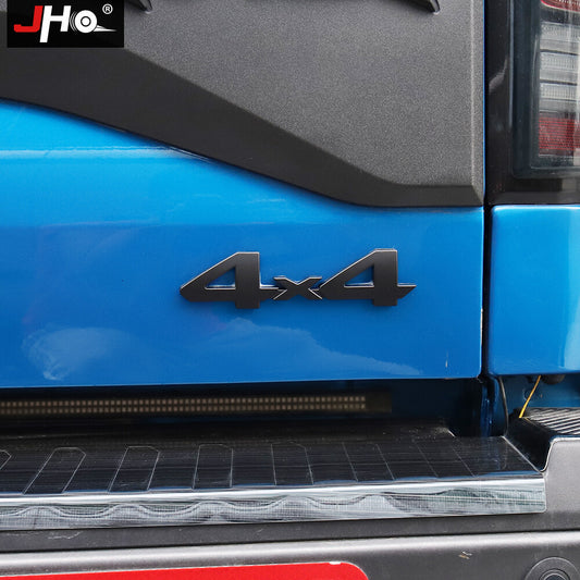 Glossy Black Large 4¡Á4 Logo Letter 4x4 4wd Emblem All Wheel Drive Badge Sticker