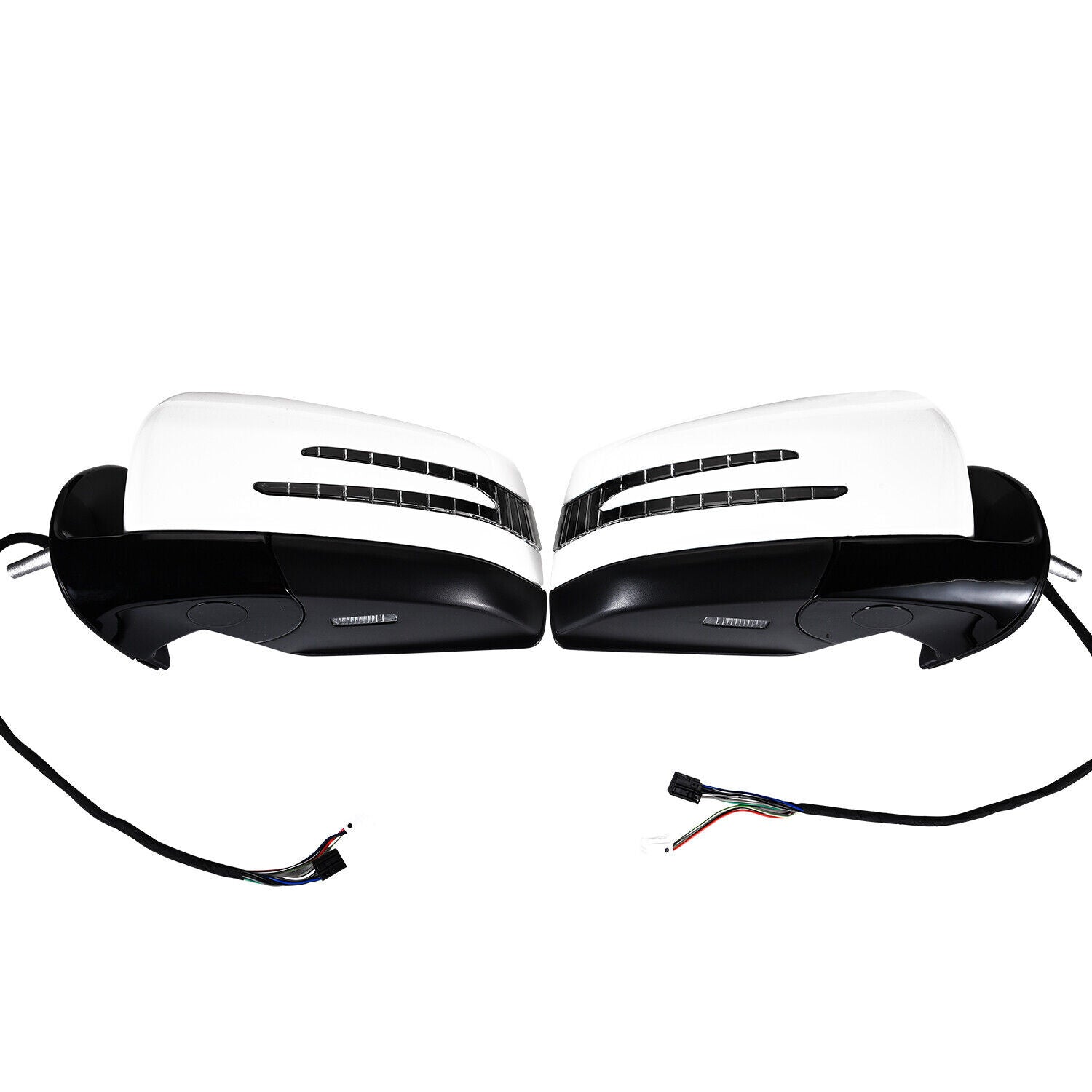 For 2005-2011 for Mercedes-Benz M GL class ML63 ML350 Pair White Side Door Mirror