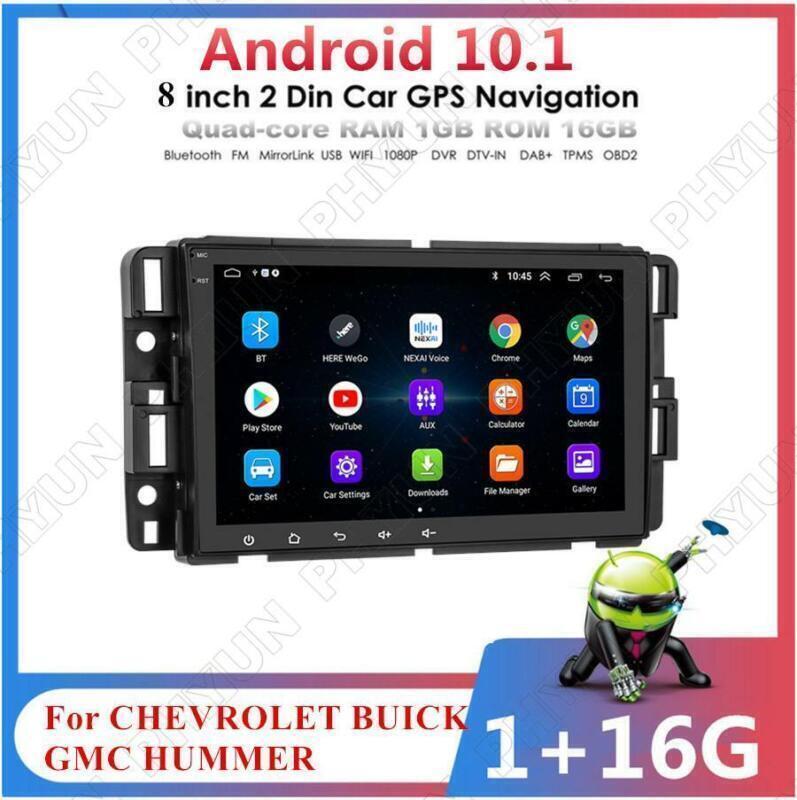 for GMC for Chevy for Buick for Hummer 1+16GB 8 Stereo Radio Player GPS BT WiFi OBD DAB FM