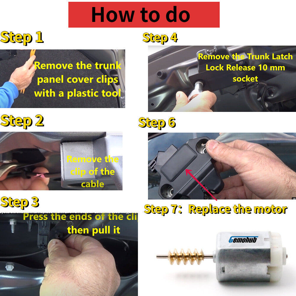 Electric Trunk Lock Latch Motor For 10-2015 for Mercedes-Benz GLK X204 GLK250 GLK350