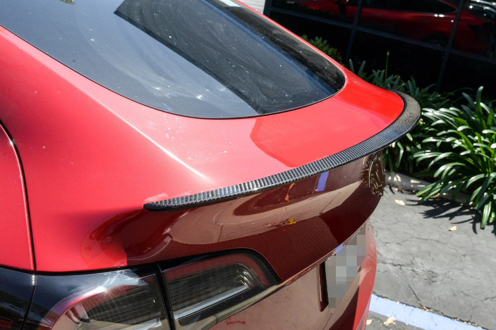 New Style Real Carbon Fiber Rear Trunk Spoiler Wing for 2020-2023 for Tesla for Model Y