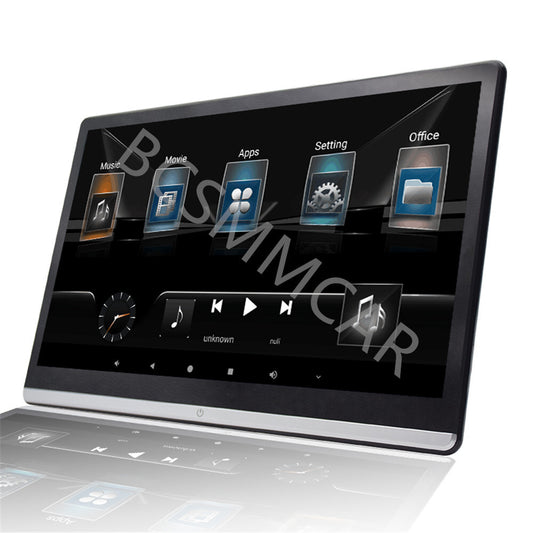 Touch Screen Car Rear for Seat Headrest Monitor Bluetooth FM WiFi HDMI Video Player
