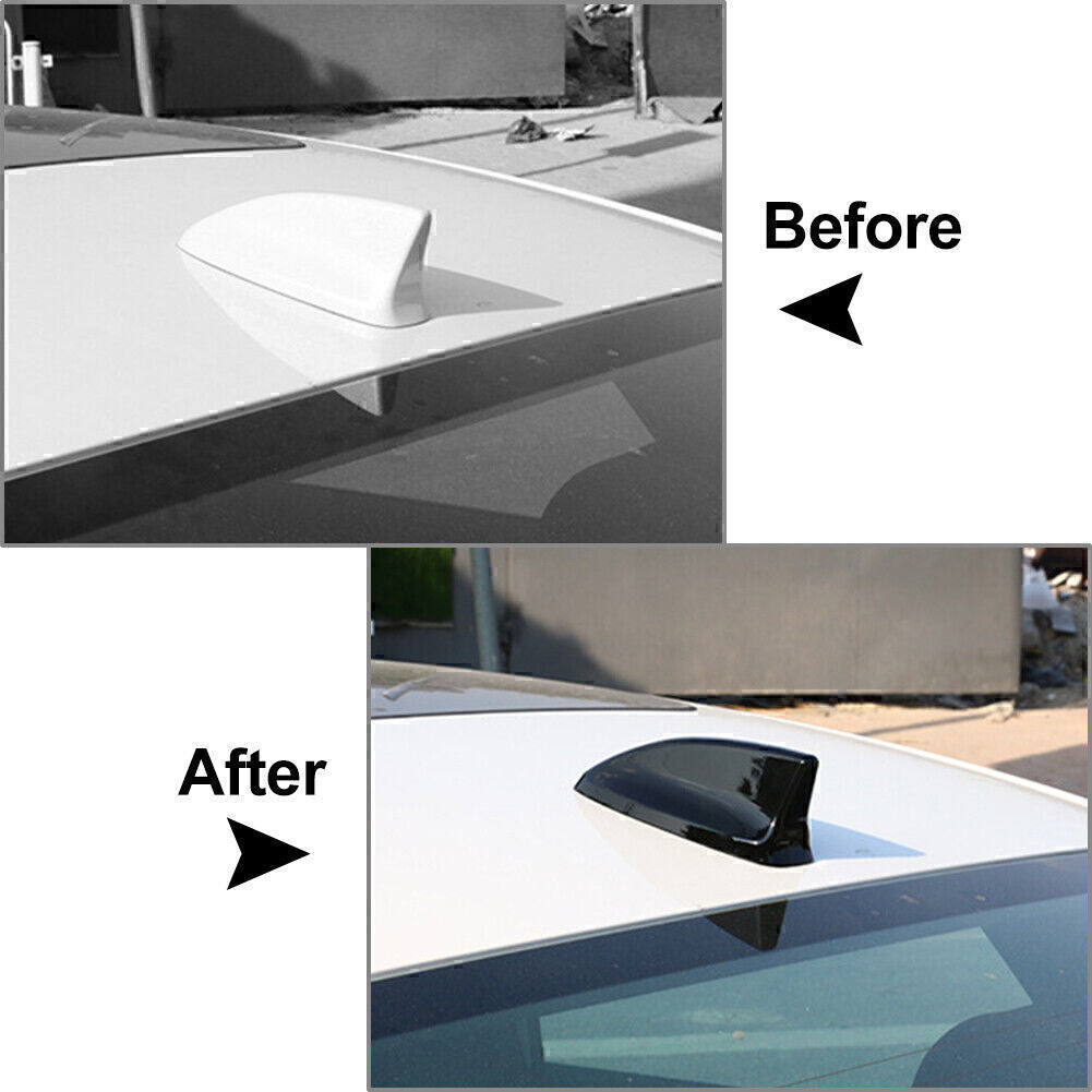Glossy Black Exterior Shark Fin Antenna Cover Fit for Honda for Civic 11th 2022 Up