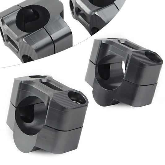 Handlebar Clamps Mount Bar Risers Adapter 7/8-1 1/8 Fit Dirt Bike