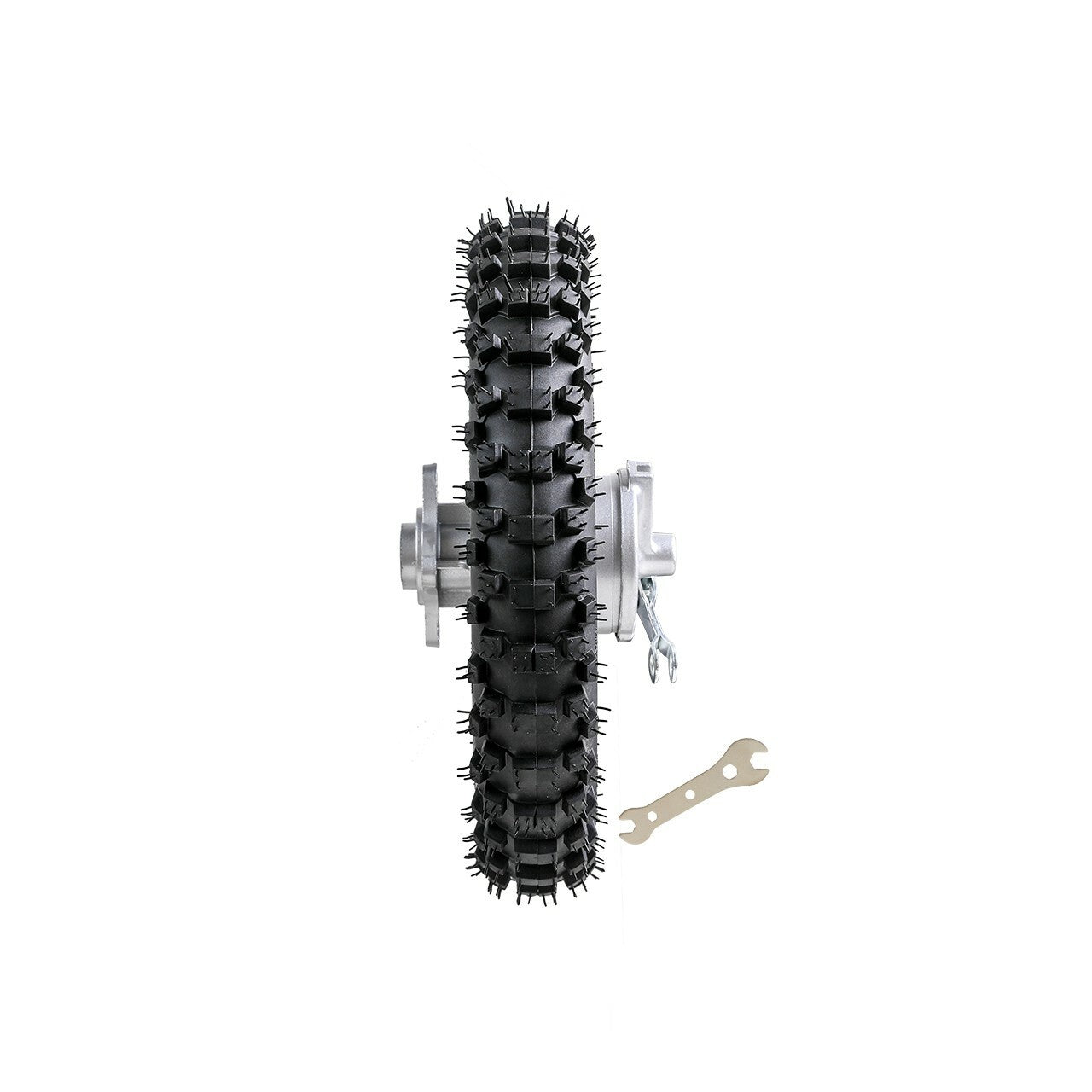 80/100-10 Drum Brake Rear Wheel Tire Rim 1.6x10 Suitable for 70cc and 110cc Dirt Pit Pro Bicycles