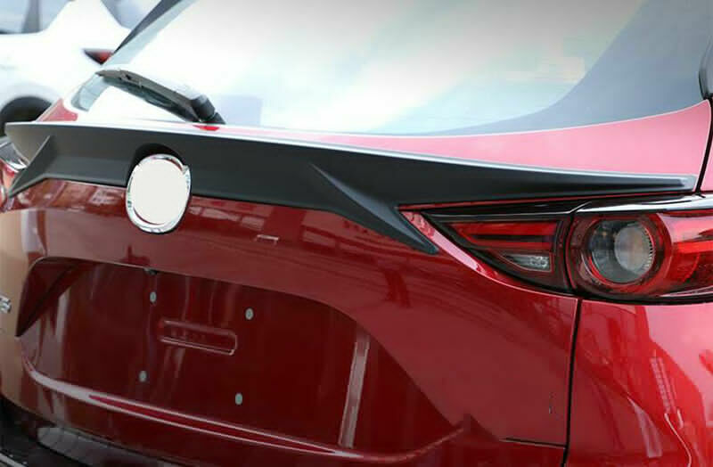 for Mazda CX-5 2017-2021 Black Rear Tail Gate Center Garnish Middle Wing Spoiler