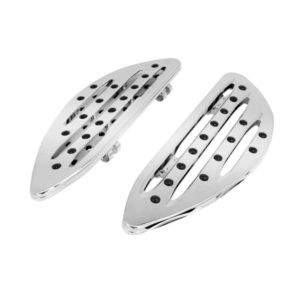 Motorcycle Front/Rear Passenger Floorboards Foot Pegs Pedal for Harley Touring