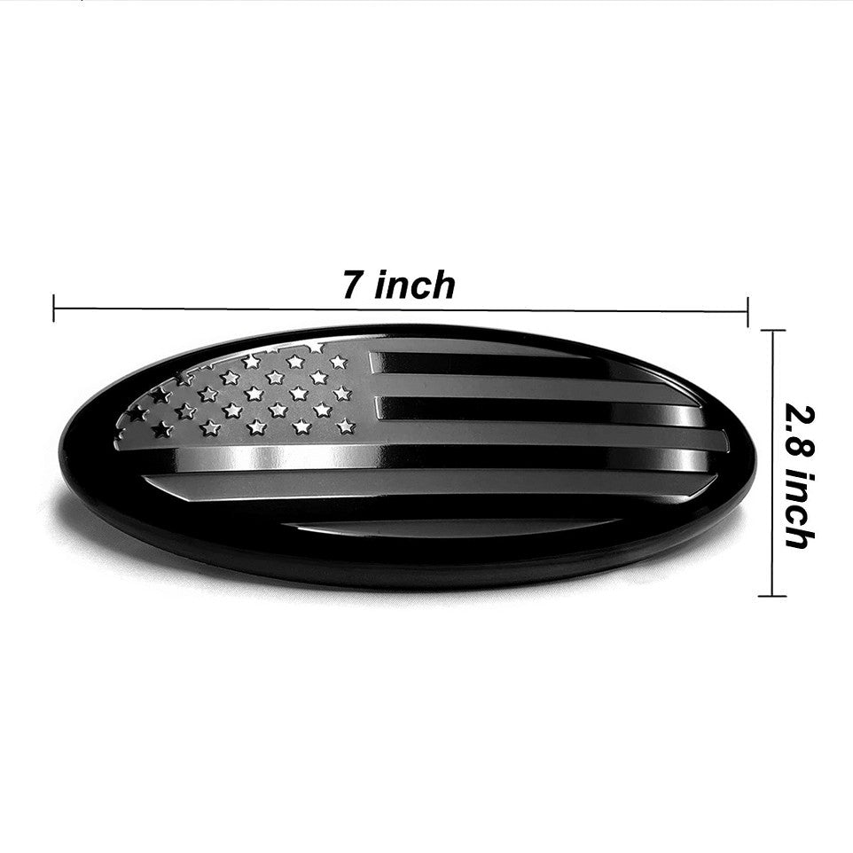 7 inch For 2006-2016  for ford  F150 F250 Black Front Grill Tailgate Oval Emblem Badge