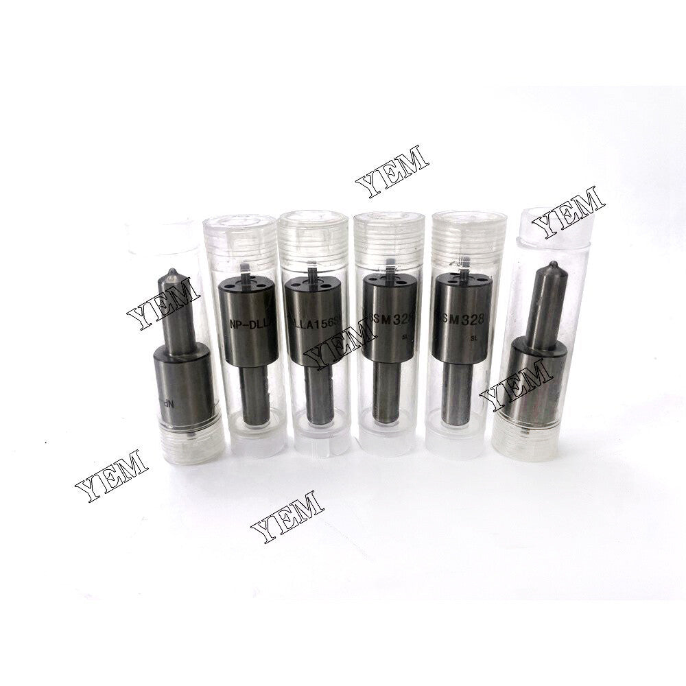 6PCS 6WG1 Injection Nozzle 105025-3280 NP-DLLA156SM328 Fit for Isuzu Engine.