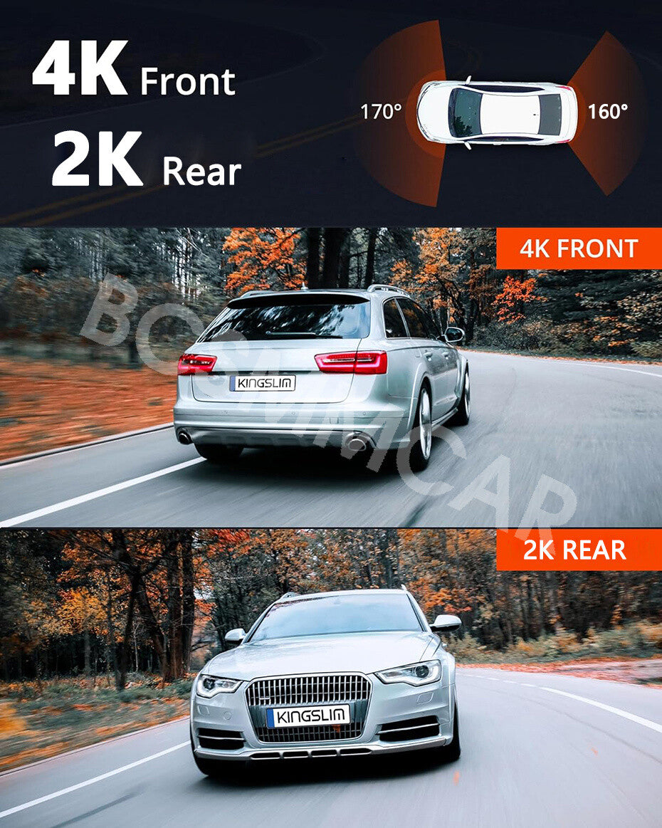 Dual Lens WIFI Car DVR Dashcam Rear Registrator Camera Video Recorder G-Sensor