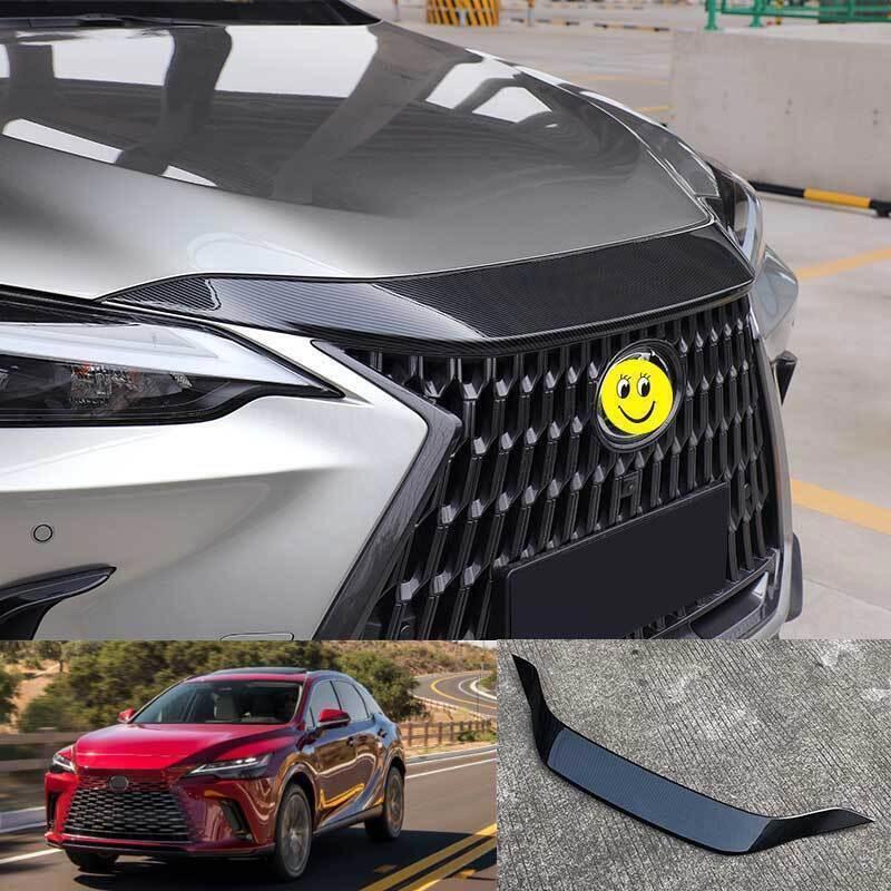 for Lexus NX 250 350h 450h+ 2022-2024 Carbon Fiber Engine Hood Grille Panel Trim