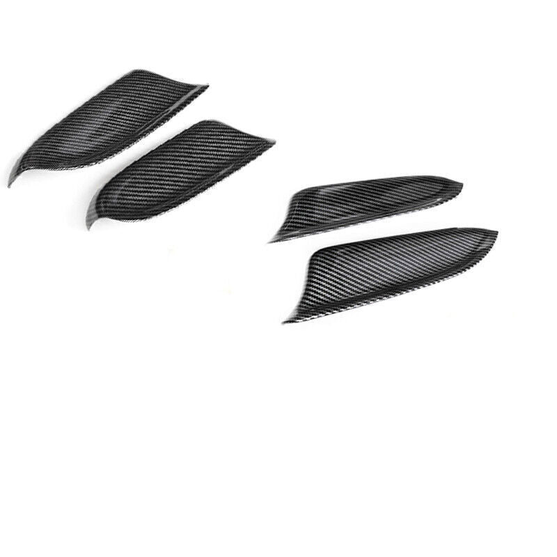 for Honda Accord 08-2012 4P Carbon Fiber Interior Door Armrest Panel cover Trim