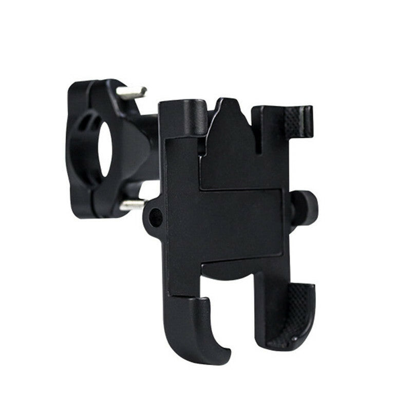 Universal Metal Motorcycle Phone Mount Holder Handlebar Mobile Phone Base Black