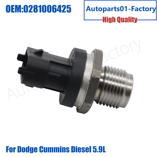 0281006425 New Fuel Pressure Sensor for Dodge Diesel 5.9L 2003-2007