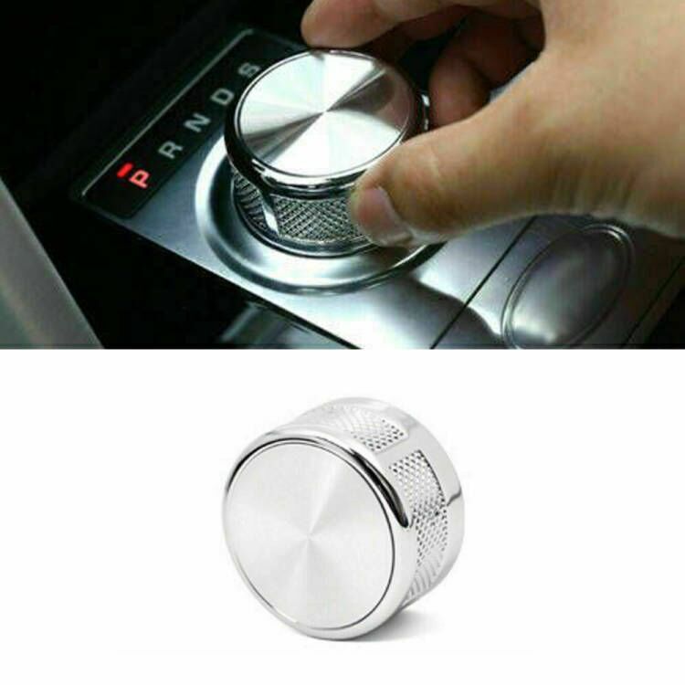 Middle Gear Shift Knob Cover SV Style Fit for Range Rover L405 2017-2022 Silver