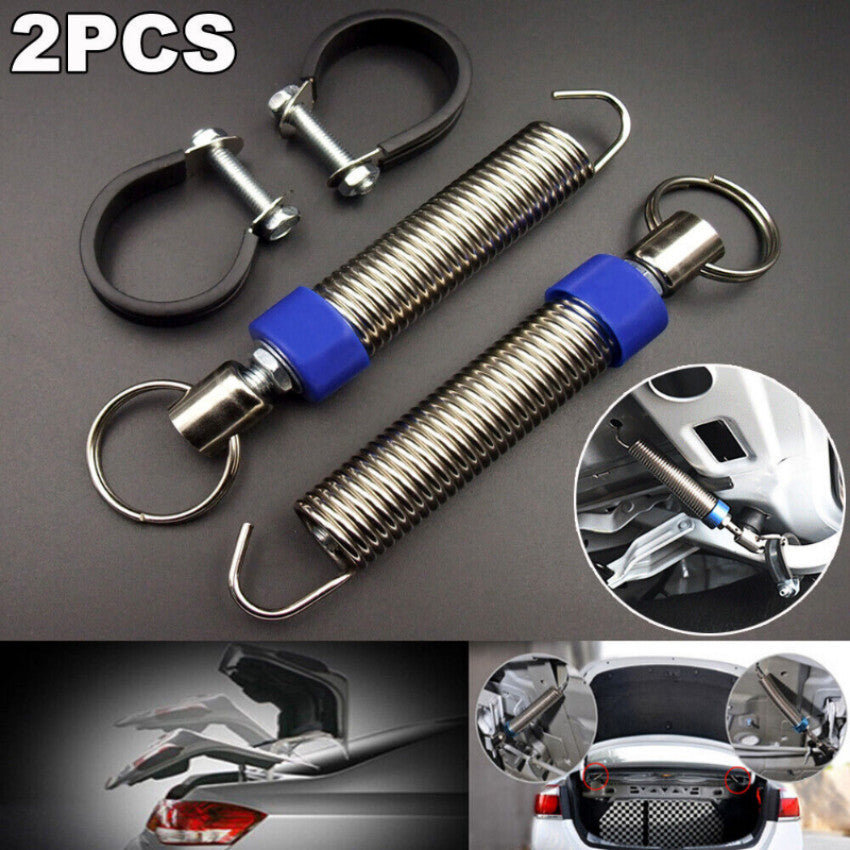 2 car lift springs for trunk lids, adjustable automatic trunk lid.