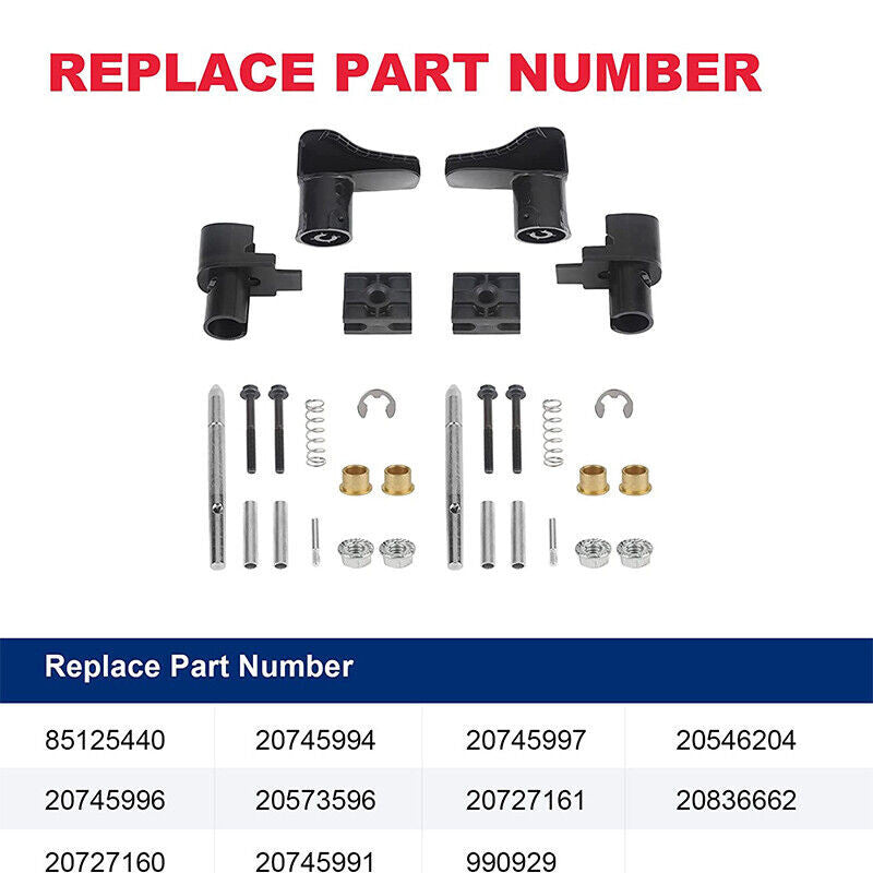 Set 30 Fuel Tank Fairing Handle Kit For 04-17 for Volvo VNL Chassis 85125440 2074599