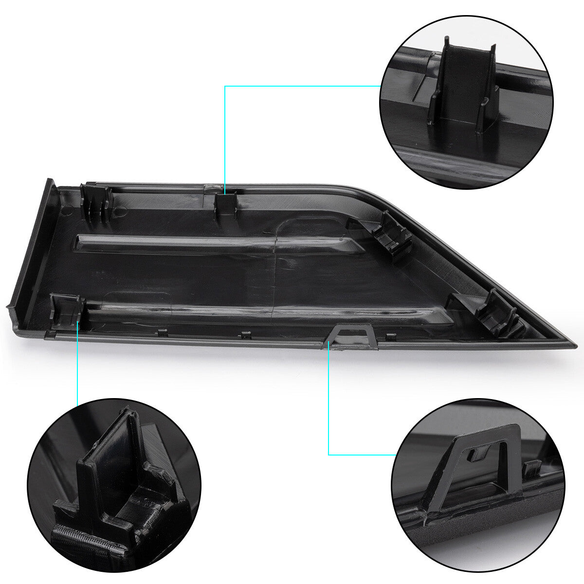 2-Piece Front Bumper Corner Cover Trim for Ford F150 2021-2023 (Left + Right -)