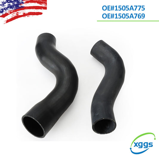 2x Intercooler Hose Cold Hot 1505A769 for Mitsubishi Triton MQ MR Pajero Sport