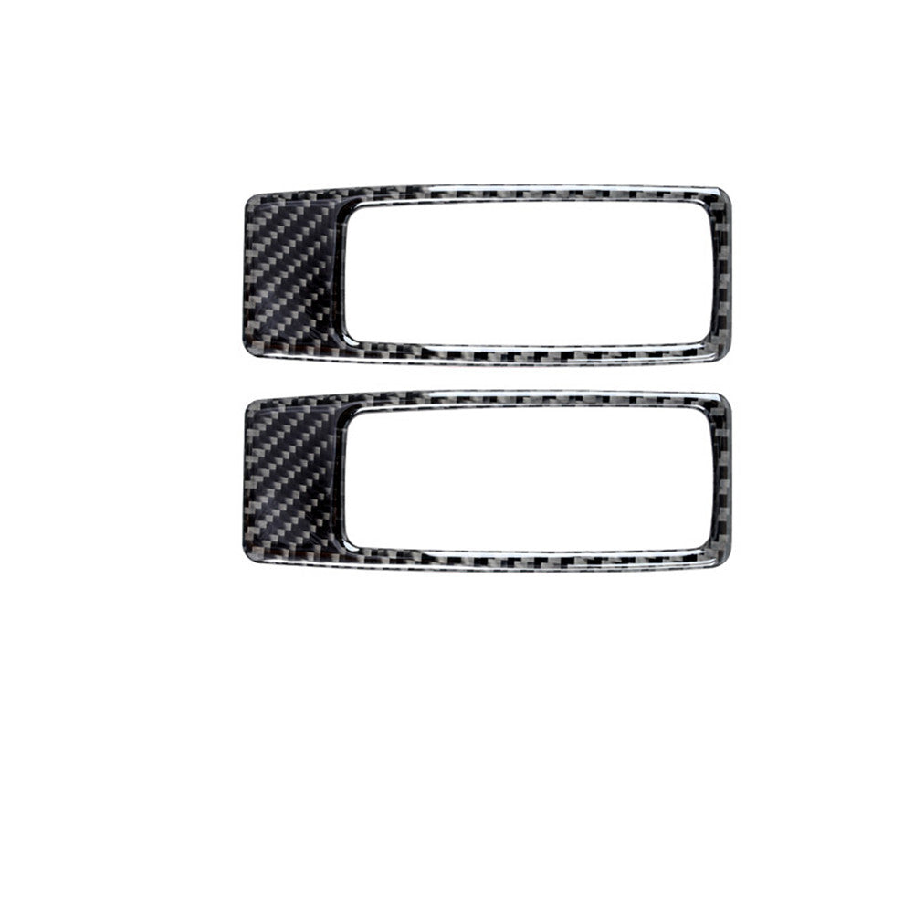Carbon fiber sun visors mirror frame cover for BMW X5 E70 X6 E71 2008-2013