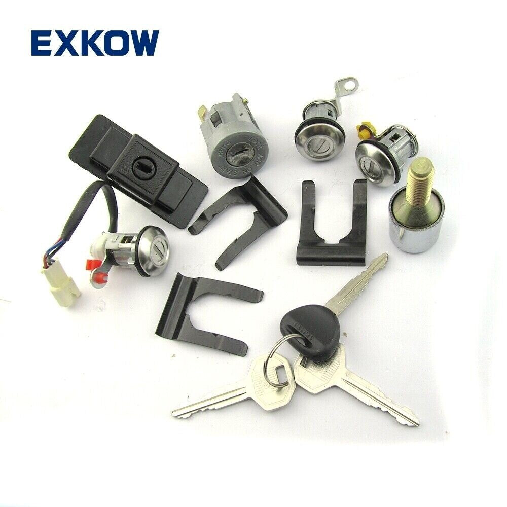 Lock Cylinder Key Set for Mitsubishi Pajero V12 V32 V34 1990-2004 MR259111