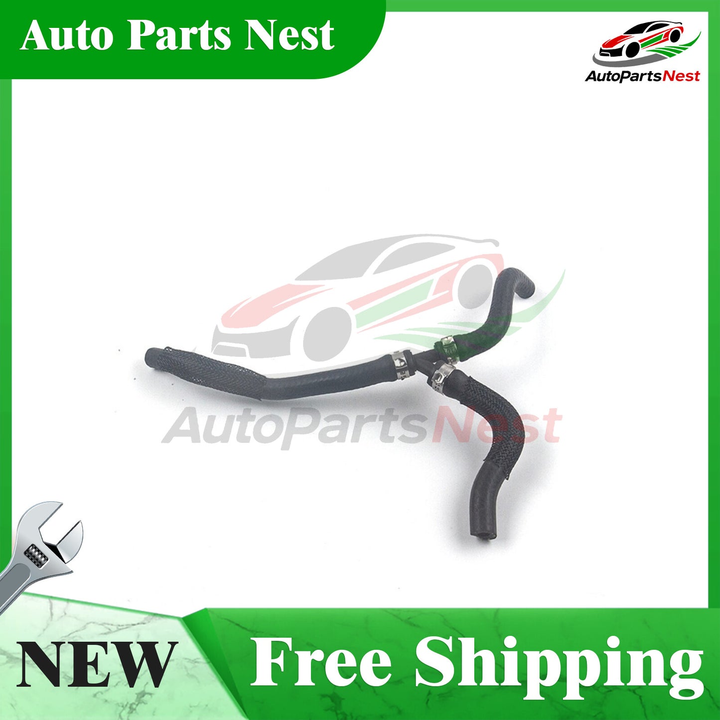 for BMW E70 X5 2007-10 Radiator Upper Hose Engine Water Coolant Tank 17127536236