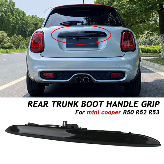 Sleek black rear cargo compartment trunk handle latch handle suitable for BMW for Mini R50 R52 R53