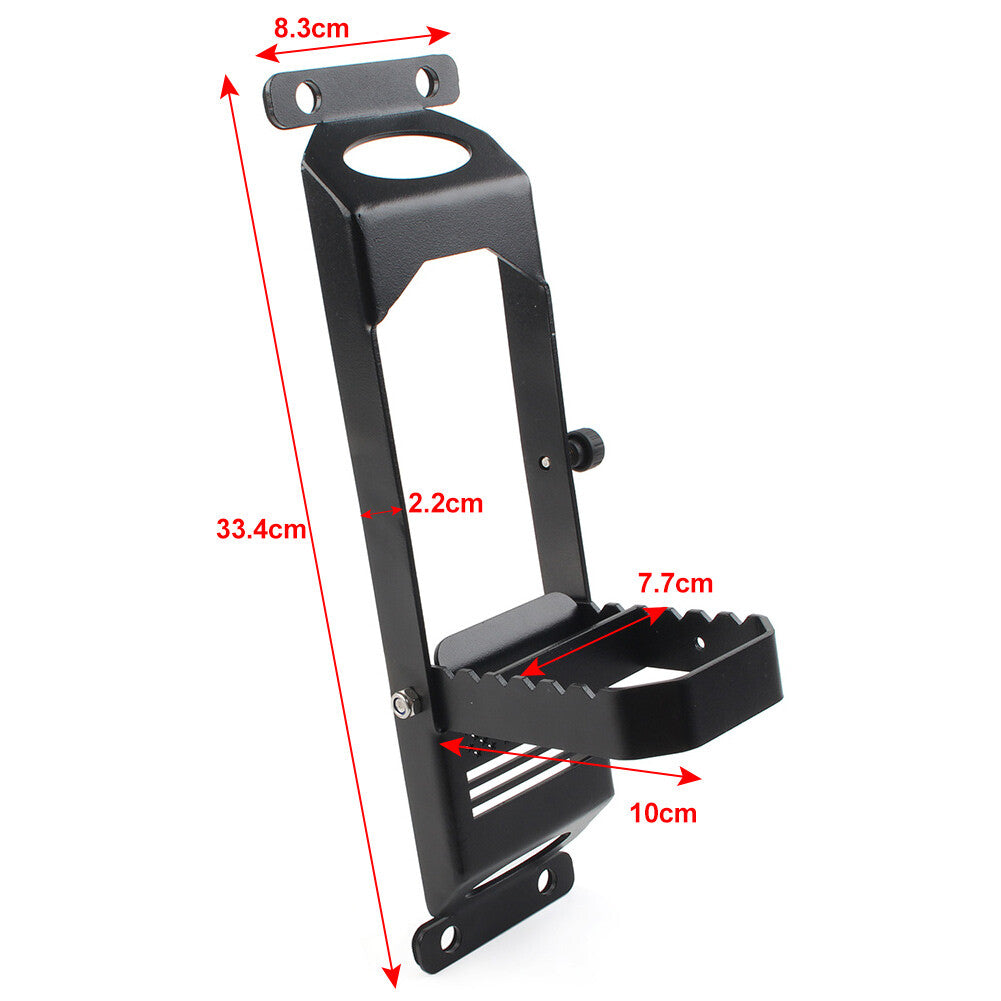 for Jeep for Wrangler JK JL Car Door Hinged Step Pedals Foot Pegs