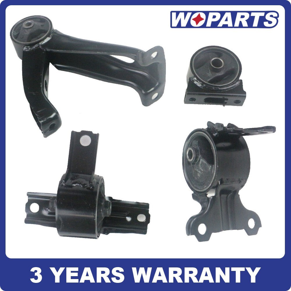 4PC Engine Motor  Auto Trans Mount Fit for 07-17 for Jeep Compass, Patriot 2.4L