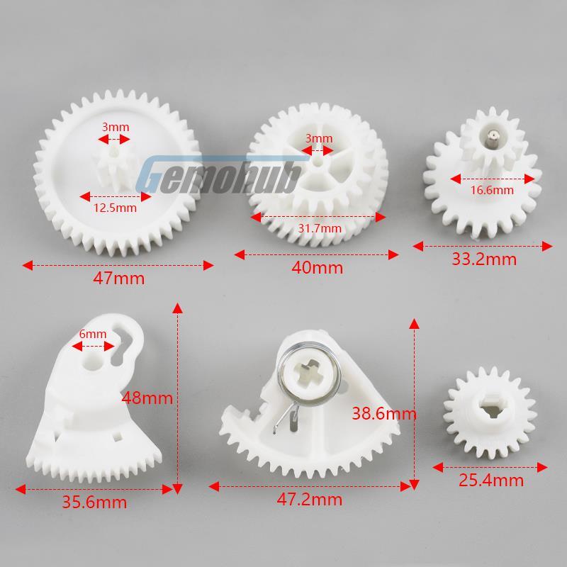6PC Rear Trunk Lock Actuator Motor Gear for Mercedes-Benz R300 R350 R500 R63 AMG